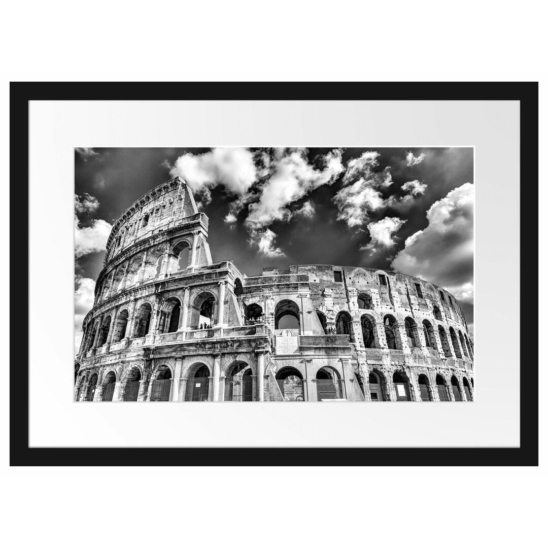 Gerahmtes Poster Colosseum bei Tag in Rom