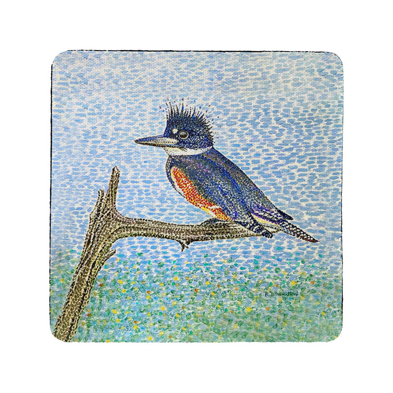 Ensemble de 4 sous-verres Kingfisseur
