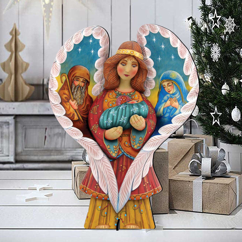 Figurine Sainte Famille Ange