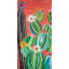 Rainbow cactus - 24"x48" Framed canvas