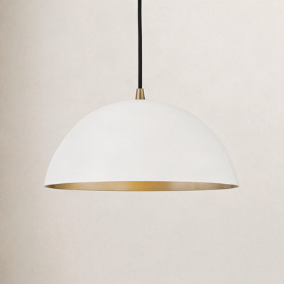 Carsley 1 - Light Lacquered Brass Pendant