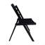 Chaise pour événement spécial pliante en bois à lattes Furniture - noir, ensemble de 4, CHAISE PLIABLE, STYLE PLIABLE