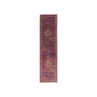 Geometric Carnelian Tribal 2'7" x 9'10"