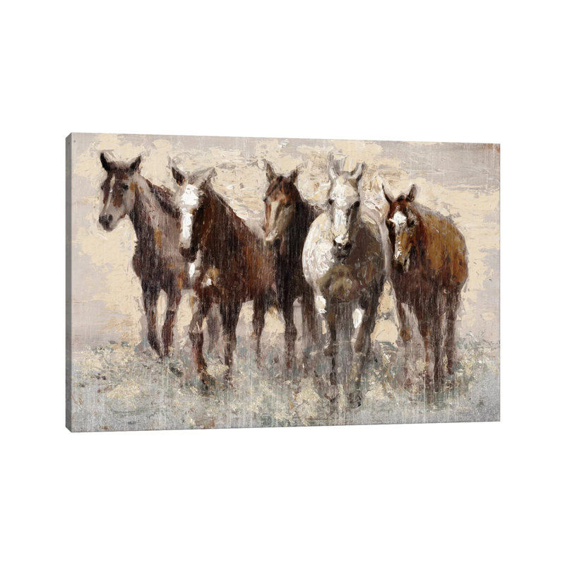 Harras by Edward Selkirk - Wrapped Canvas Painting, 20.32 cm H x 30.48 cm W