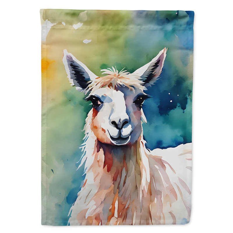 Drapeau de jardin de lama