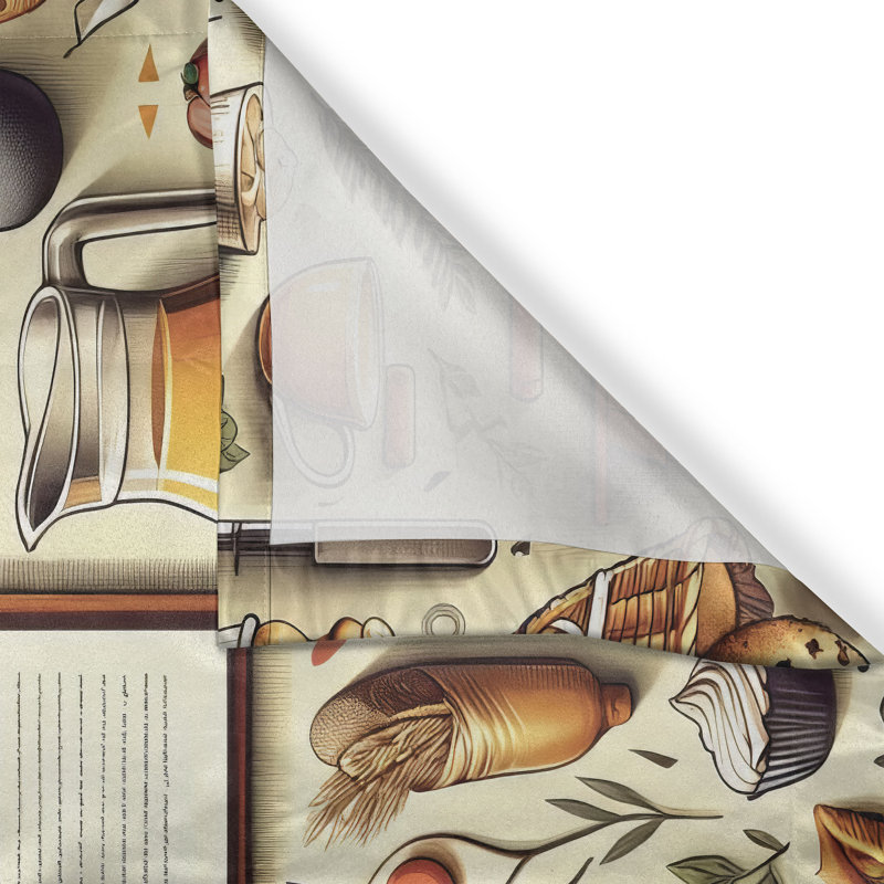 Kitchen Curtain, 55" W x 24" L