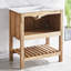 Ensemble de meuble-lavabo simple 30 po en bois massif