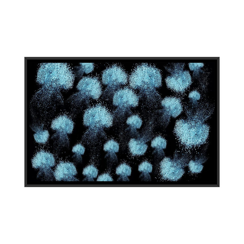 «Medusas de Arena», reproduction sur toile, H 18 po x l 26 po x P 1,5 po, Toile avec cadre noir, Pas de tapis