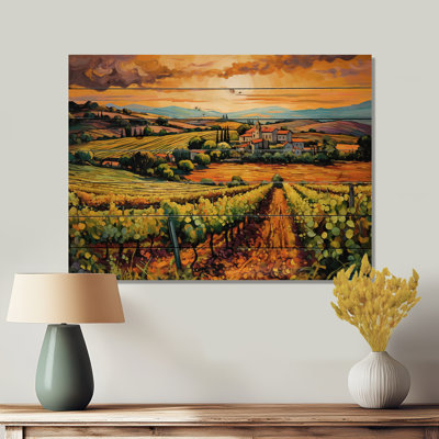 Liall " Vangogh Sunlit Vineyards I "