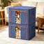 Hokku Designs, corbeille décorative en tissu, 2 paquets de bacs de rangement de vêtements avec cadre en métal pliable-488671999