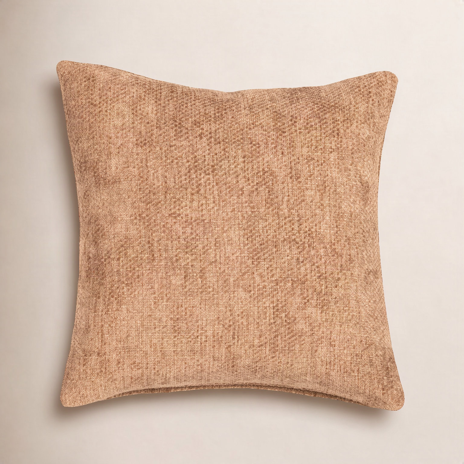 Throw Pillow, 20" x 20", Feather, Spice