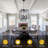 Alberici 4 - Light Matte Black Square/Rectangle Pendant