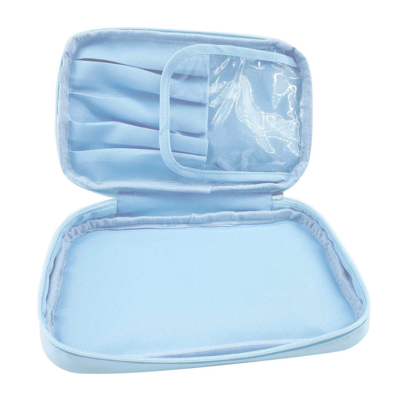 Trousse de maquillage Valencia, Bleu