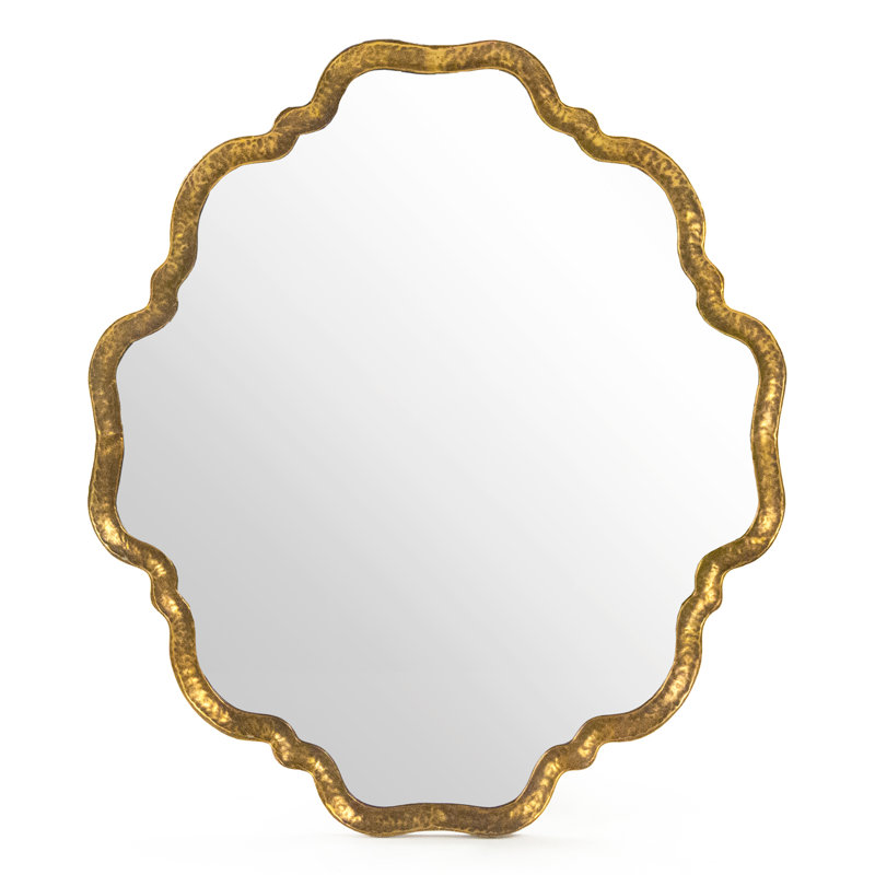 Carel Asymmetrical Metal Wall Mirror