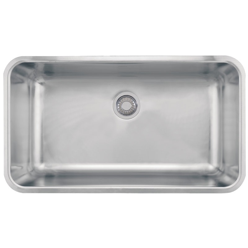Grande 32.75" L x 18.75" W Undermount Kitchen Sink