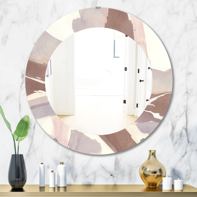 Miroir mural Placid I, H 23,6 po x l 23,6 po