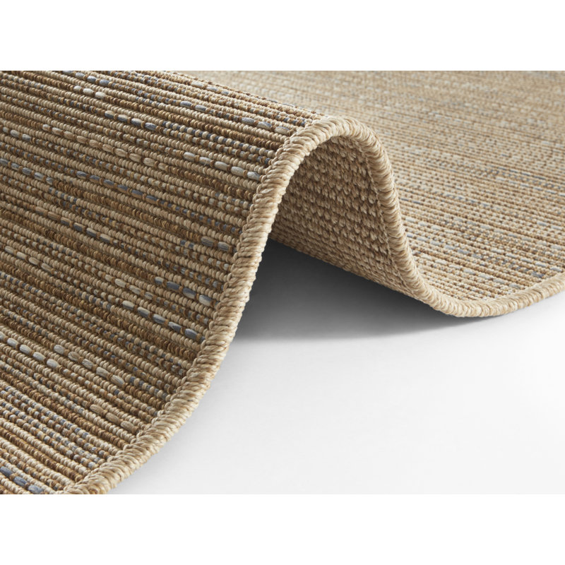 Flatweave Grey/Gold Rug, Runner  80 x 450 cm
