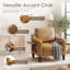Fauteuil large en similicuir rembourré-230165347