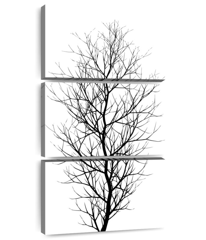 Black Tree, 27" H x 12" W