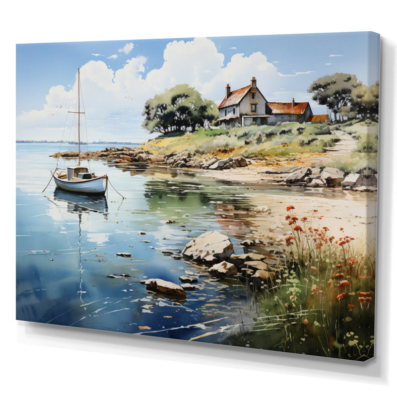 «Danemark Dutch Coastal Beauty I», reproduction sur toile, Toile tendue, H 34 po x l 44 po x P 1,5 po