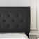 Hegg Linen Tufted Upholstered Platform Bed with Wood Slats Headboard Included