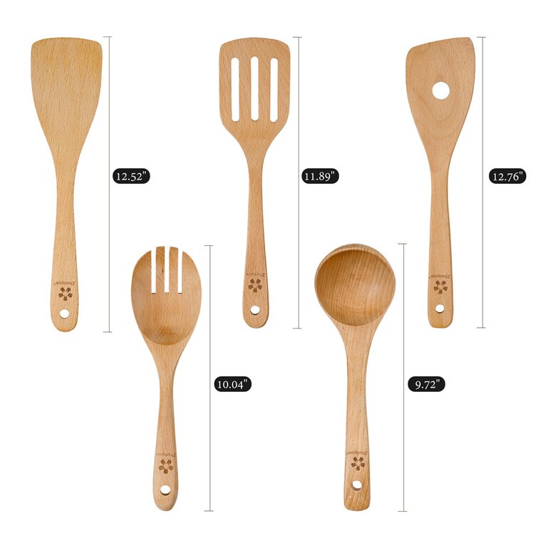 Bambloom Bamboo Assorted Kitchen Utensil Set & Reviews