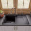 Évier de cuisine encastré en granite L 34 po x l 19 po