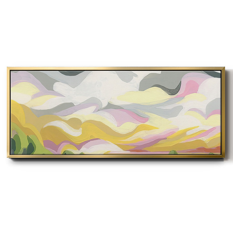 Valley Swirl I- Framed Canvas