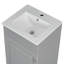 Meuble-lavabo 18 po avec lavabo, meuble-lavabo avec tablette de porte et tablette réglable, gris-1147484844