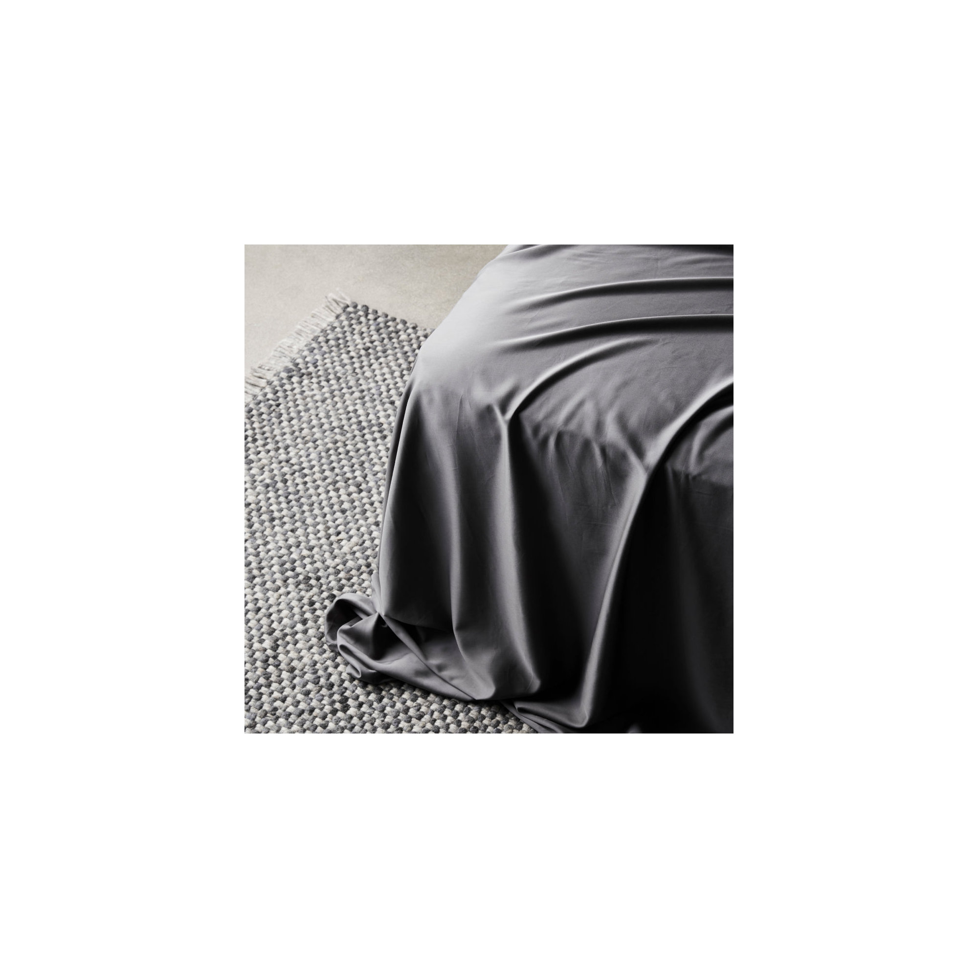 Signature Sateen Duvet Cover, Slate, California King Duvet Cover