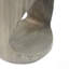 Table d'appoint ronde creuse avec texture semblable au bois pour une utilisation intérieure et extérieure, durable et élégante-558578604