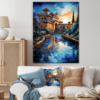 Rêves de l'Islam Alhambra - reproduction d'art sur toile