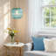 1 - Single Pendant Light With Stained Glass Shade-672046526