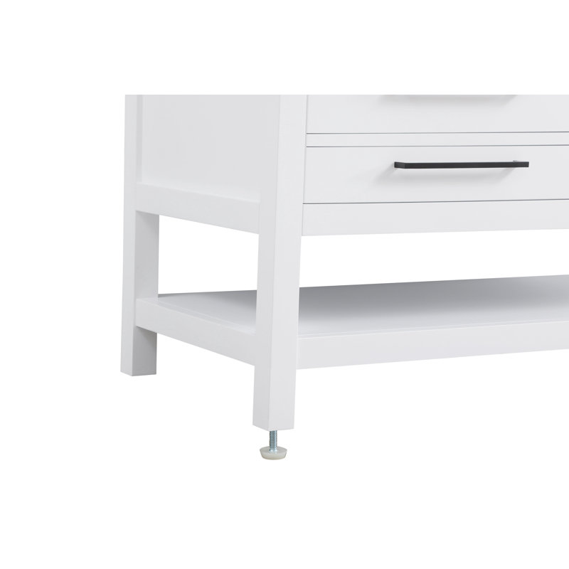 54 inch Single Bathroom Vanity_Modern_VF60554, White, 54"