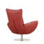 Chaise rembourrée en cuir italien moderne-1865678295