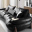 Coussin de canapé modulaire en cuir véritable noir-1719823586-1719823587