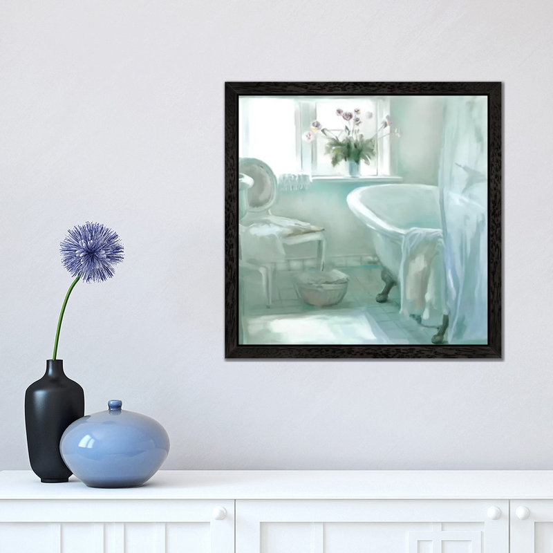 Ambiance by Carol Robinson - Painting, 45.72 cm H x 45.72 cm W, Black Framed