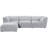 Camani Upholstered L-Shaped Sectional with Ottoman Reversible-1214907494