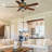 52"W Ummuhan 5 - Blade Hand-Soldered Stained Glass Ceiling Fan with Pull Chain-1689118402