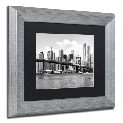« view of manhattan » par philippe hugonnard,, photographie encadrée sur toile