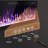 50" Ultra Thin Electric Fireplace，wall-mounted & Recessed Fireplace For Living Room & Indoor Decoration，remote Control，adjustable Flame Color And Brightness，750w/1500w-635537820