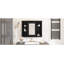 Armoire à pharmacie, armoire de rangement murale pour salle de bain, armoire murale moderne avec miroir, armoire à miroir avec 6 tablettes ouvertes (meuble-lavabo non inclus)