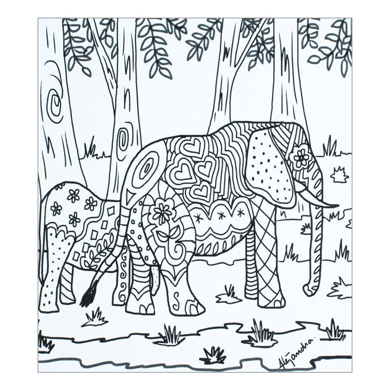 The Holiday Aisle® Handmade Relaxing Wildlife