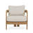 Arlo 30" Metal Outdoor Patio Chair with Sunbrella Cushions by Real Flame