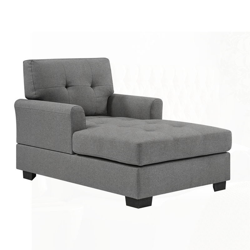 Chaise longue de 34 po de largeur