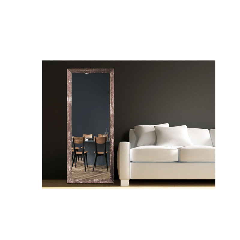 Khawla Solid Wood Flat Mirror, 71" H x 32" W
