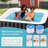 CQYG Hot Tub, Portable Inflatable Hot Tub, 2-6 Person Outdoor Spa with Bubble Jets and Heater Pump, Filter-105702973