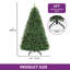 Green Artificial Pine Christmas Tree with Stand-1304926112