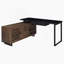 Bureau d'ordinateur en L