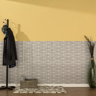 Panneau mural décoratif en vinyle martelé 4 pi x 8 pi FASÄDE